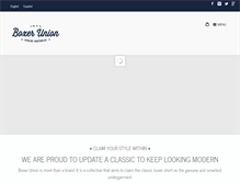 Tablet Screenshot of boxer-union.com